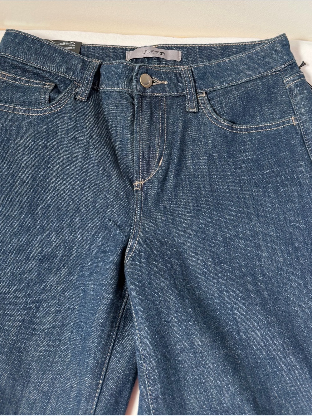 Joe's Jeans Wide-Leg Dark Indigo Denim - Picture 2 of 8